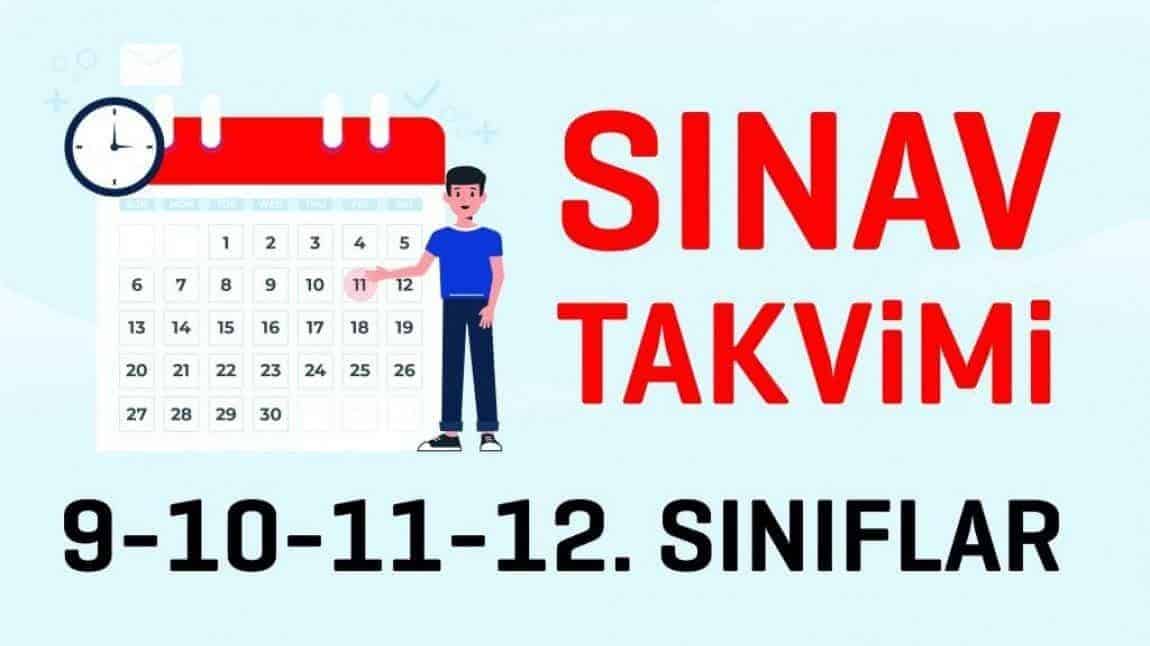 2024-2025 Eğitim- Öğretim Yılı 2. Dönem 2. Ortak Sınav Tarihleri